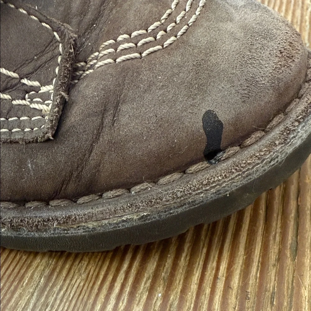 Kickers Brown and Tan leather Kids Boots size 26 / 9.5 us